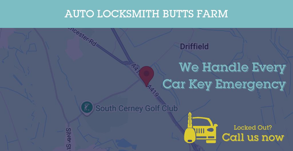 Auto Locksmith Services in Butts Farm - TW postcode