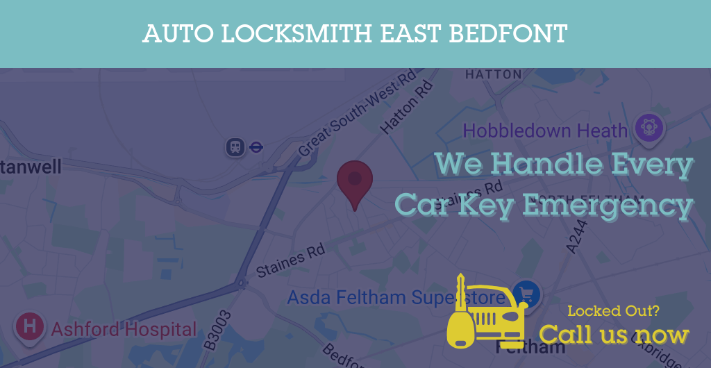 Auto Locksmith Services in East Bedfont - TW postcode