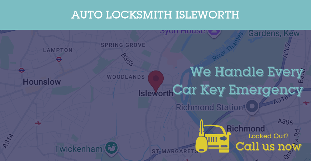 Auto Locksmith Services in Isleworth - TW postcode